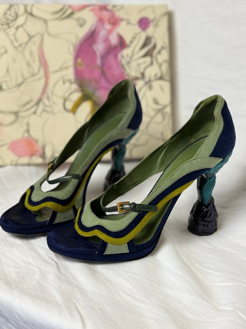 Prada Spring/Summer 2008 “Fairy Collection” Wave Heels - Picture 1 of 5